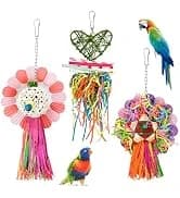 7" Bird Mirror with Rope Perch Bird Toys Swing — collection imagery