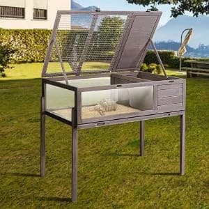 Tortoise Habitat Indoor and Outdoor — Give your turtle a space of their own with our turtle cage!