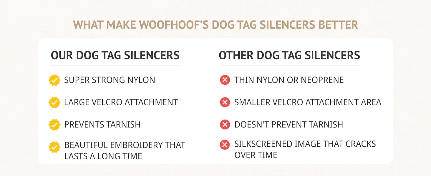 Dog Tag Silencer — Black Pawprint - Quiet Noisy Pet Tags - Fits Up to Four Pet IDs - Dog Tag Cover Protects — product details