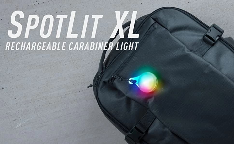 SpotLit XL Rechargeable Collar Light - Disc-O Select - Clip-On Pet Accessory for Nighttime Visibility — product details