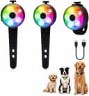 2-Pack Dog Collar Light with Memory Function