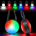2 Pack Double Sided Dog Collar Light — 6 Modes Dog Lights for Night Walking