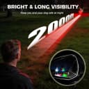 2 Pack Double Sided Dog Collar Light — 6 Modes Dog Lights for Night Walking