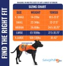 Blaze Orange Dog Vest. Reflective High Visibility in Hunting and Wooded Areas