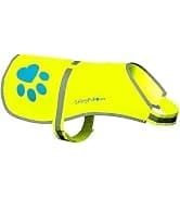 Blaze Orange Dog Vest. Reflective High Visibility in Hunting and Wooded Areas — collection imagery
