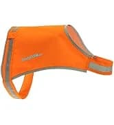 Blaze Orange Dog Vest. Reflective High Visibility in Hunting and Wooded Areas — collection imagery