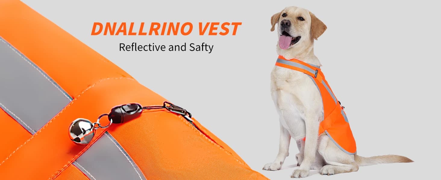 Reflective Dog Vest for Medium and Large Breeds — Reflective and Safety Dog Vest