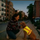 Reflective Dog Vest. High Visibility Yellow Safety Vest for Outdoors. Safeguard Your Dog with Easy-to-wear