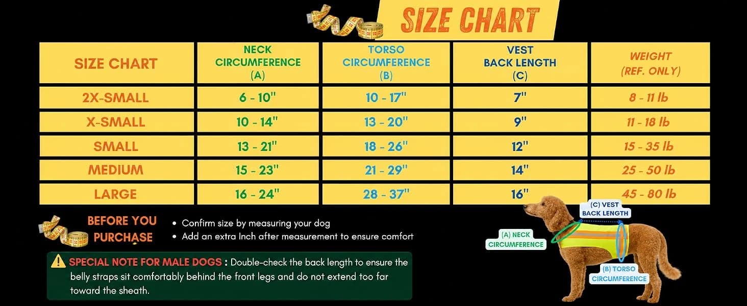 Reflective Dog Vest. High Visibility Yellow Safety Vest for Outdoors. Safeguard Your Dog with Easy-to-wear — product details