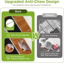 2-Story Rabbit Hutch with Chew-Proof Full Metal Frame for Indoor/Outdoor - 62" Bunny Cage with 6 Locking