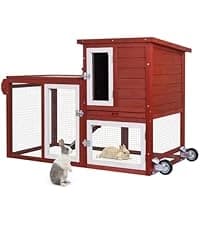 2-Story Indoor and Outdoor Rabbit Hutch with Urine Guards & Dual Trays — collection imagery