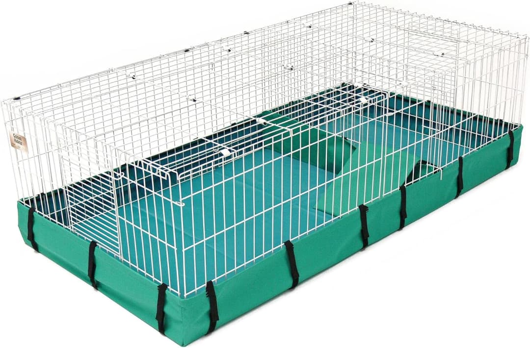 Guinea Habitat Plus Cage — Includes Divider Panel and Hinged Top
