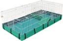 Guinea Habitat Plus Cage — Includes Divider Panel and Hinged Top