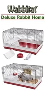 Guinea Habitat Plus Cage — Includes Divider Panel and Hinged Top — product details