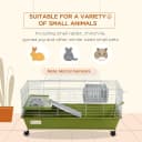 35" L Small Animal Cage — Rolling Bunny Cage