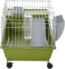 35" L Small Animal Cage — Rolling Bunny Cage
