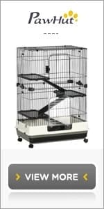35" L Small Animal Cage — Rolling Bunny Cage — product details