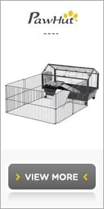 35" L Small Animal Cage — Rolling Bunny Cage — product details
