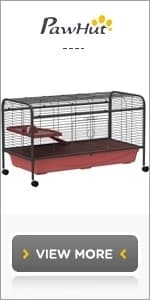 35" L Small Animal Cage — Rolling Bunny Cage — product details