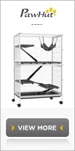 35" L Small Animal Cage — Rolling Bunny Cage — product details