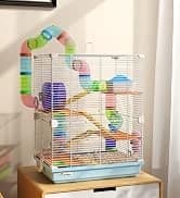 35" L Small Animal Cage — Rolling Bunny Cage — collection imagery