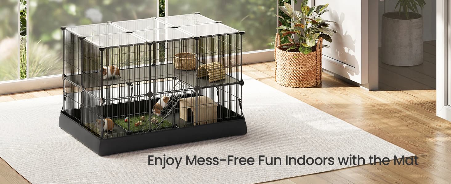 Guinea Pig Cages — 2-Tier Small Animal Cage — product details