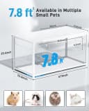 Hamster Cage 3.0 — Large Hamster Enclosure (47in