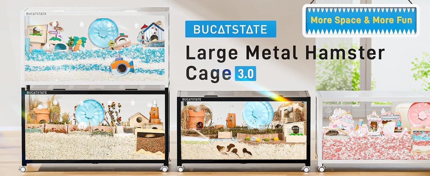 Hamster Cage 3.0 — Large Hamster Enclosure (47in — product details