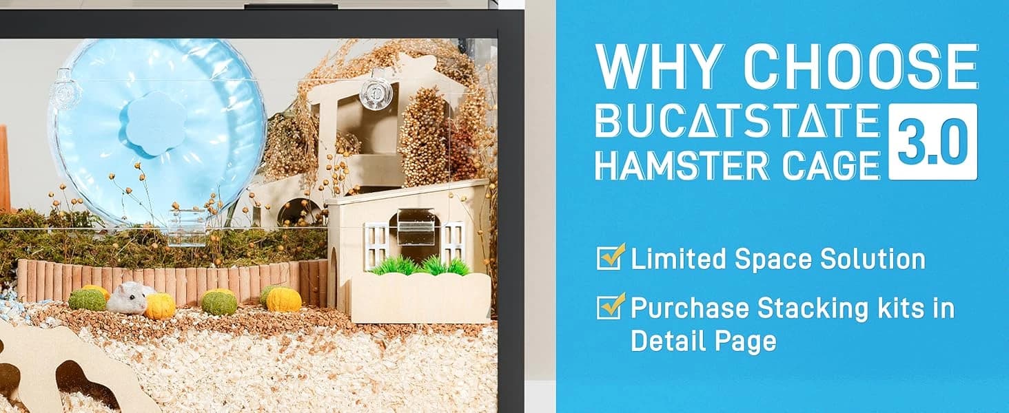 Hamster Cage 3.0 — Large Hamster Enclosure (47in — product details
