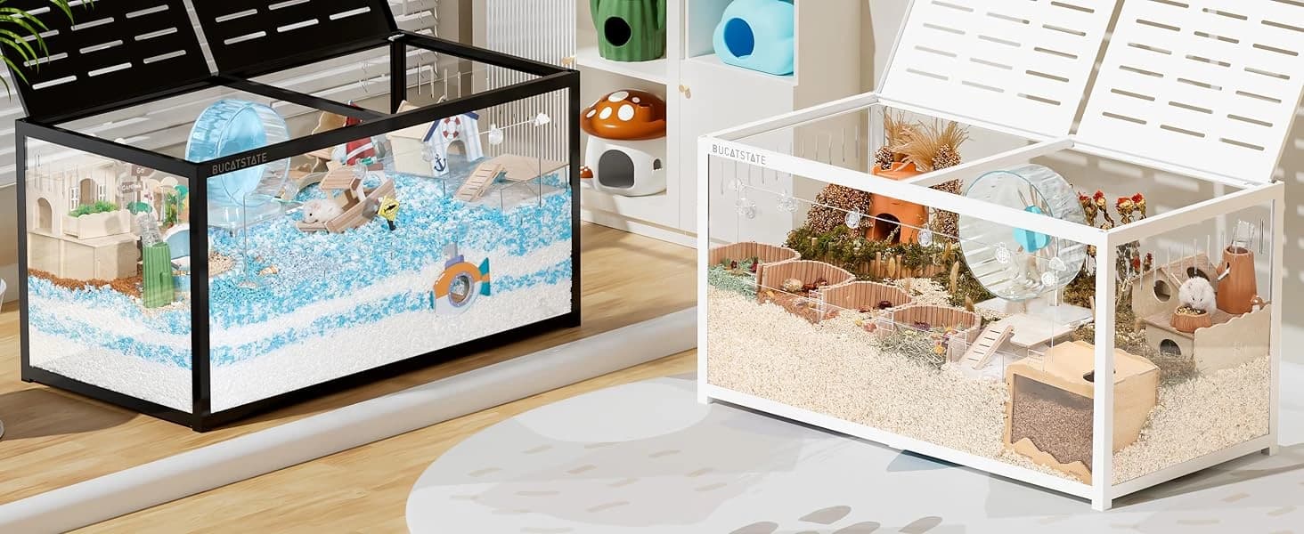 Hamster Cage 3.0 — Large Hamster Enclosure (47in — What's BUCATSTAE in the Cages?