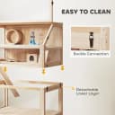 Wooden Hamster Cage with Storage Shelf for Dwarf
