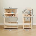 Wooden Hamster Cage with Storage Shelf for Dwarf