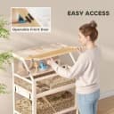 Wooden Hamster Cage with Storage Shelf for Dwarf