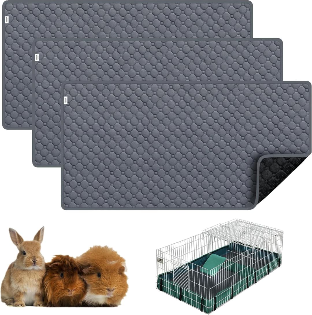 Guinea Pig Cage Liner — 49"x24" Bedding for Midwest Cage 3 Pack