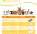 Guinea Pig Cage Liner — 49"x24" Bedding for Midwest Cage 3 Pack