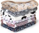 6 Pcs Absorbent Guinea Pig Blankets Washable Small Animal Fleece Bedding Cage Liners Reusable Pet Pee Pad Sleep