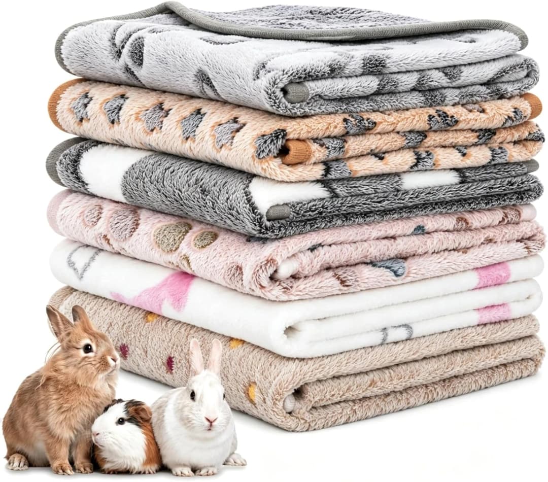 6 Pack Guinea Pigs Fleece Blankets