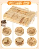 Guinea Pig Foraging Toys — 6 in 1 Hamsters Wooden Interactive Enrichment Toys
