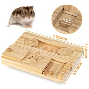 Guinea Pig Foraging Toys — 6 in 1 Hamsters Wooden Interactive Enrichment Toys — product details
