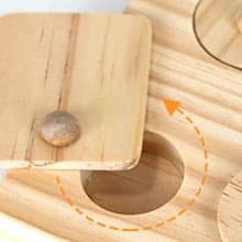 Guinea Pig Foraging Toys — 6 in 1 Hamsters Wooden Interactive Enrichment Toys — product details