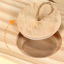 Guinea Pig Foraging Toys — 6 in 1 Hamsters Wooden Interactive Enrichment Toys — product details