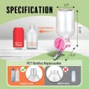 No-Drip Water Bottle/Feeder for Guinea Pigs/Hamsters/Bunnies/Ferrets/Other Small Pets — Critters and Animals