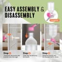 No-Drip Water Bottle/Feeder for Guinea Pigs/Hamsters/Bunnies/Ferrets/Other Small Pets — Critters and Animals