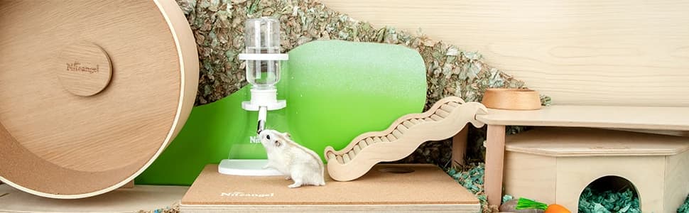 Water Bottle with Stand for Syrian Dwarf Hamsters Gerbils Mice Rats Degus Small pet Rodents — collection imagery