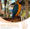 5pcs Wood Bird Perches — Parrot Cage Stand Pole Natural Wood Pet Bird Perch Stick Climbing Branch Rod Parrot