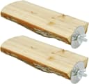 Parrot Cage Perch — Wooden Platform for Birds