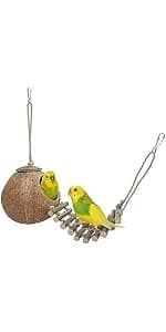 Parrot Cage Perch — Wooden Platform for Birds — product details