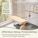 3 Pack Bird Perch Stand — Parrot Wood Platform