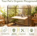 3 Pack Bird Perch Stand — Parrot Wood Platform