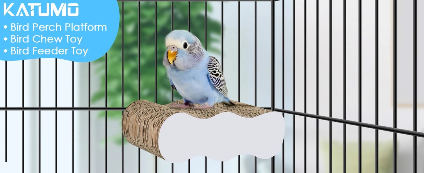 Bird Perch Conure Cage Stand Parakeet Shredder Foraging Toys Cockatiel Platform for Small Parrots Conure — product details